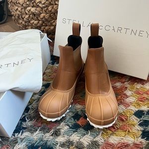 Stella McCartney Chain Sole vegan leather rubber boots